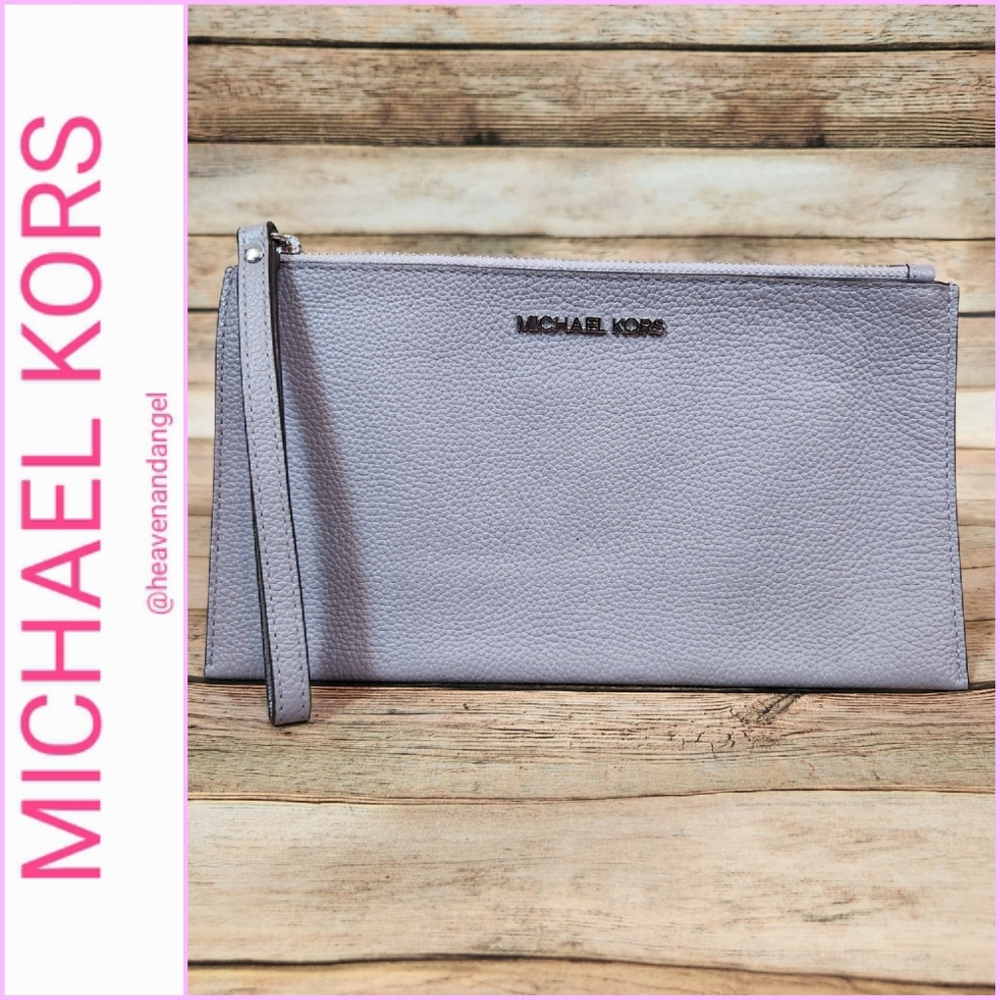 Michael Kors Lilac Mist Wristlet Clutch